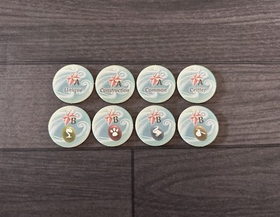 Everdell Farshore | All 8 Windrose Tiles | Official Replacement Game Pieces