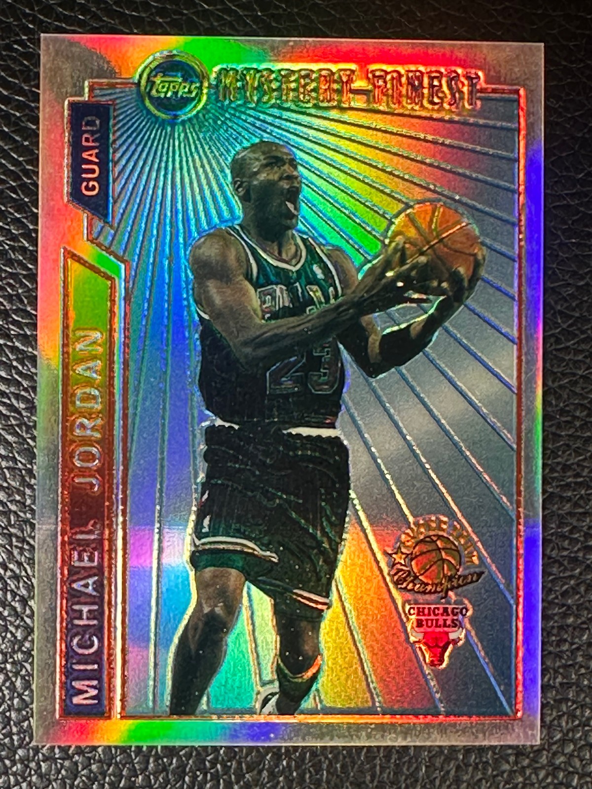 1996 Topps Mystery Finest Super Team Champions Refractor #M14 Michael Jordan