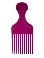 Vintage Goody Plastic Pink Crocodile Textured Hair Pick Comb Lift 90 s 6.5