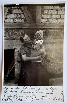 orig. Foto AK Mutter Kind Frau 1927 Bad Salzungen