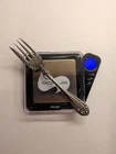 RW&S WALLACE STERLING SILVER FORK ROSE PATTERN 33.2g