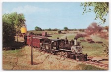 Colorado Railroad Museum Golden 1881 Narrow Gauge Locomotive 346 Chrome Postcard