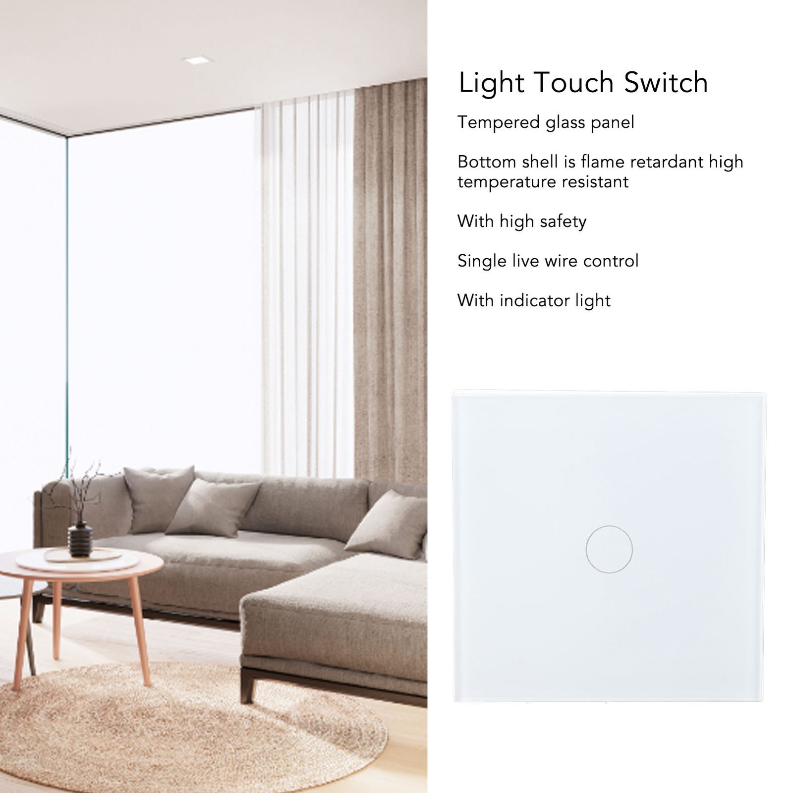 Wall Touch Light Switch With High Sensitivity For Home Recommended
