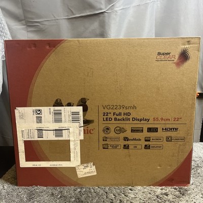 NEW - Viewsonic 22'' Full HD LED Backlit Monitor VG2239SMH