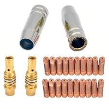 MB15 for mig Welding Torch Kit with Contact Tips and Diffusers for MIG200 MIG130
