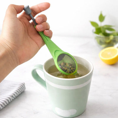 1 Silicone Tea Infuser Strainer Loose Leaf Steeper Herbal Spice Filter for Mug