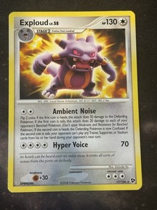 Pokémon Exploud Great Encounters 17/106 LP Rare