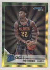 2019 Panini Donruss Rated Rookie Holo Green & Yellow Laser Cam Reddish #209 9zx