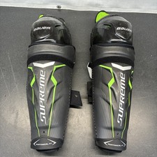 Bauer Supreme ONE.6 [ 15” 38cm SR ] Ice Roller hockey Shin Guards Pads - Used