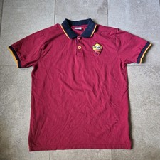 AS Roma Polo Jersey Shirt Retro 1927 Football Soccer Issue Sz Large