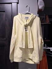 Kbb By Kahlana Women s Long Sleeve The Double Layer Crewneck Sweatshirt M NWT