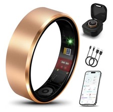 Smart Health Ring 2.0 for Women Men, Slim Scratch Fingerprint Resistant, Size9