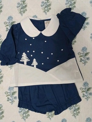 white christmas dresses Flamingo Pink Applique A Line Girl's Dress Pima Cotton main image 1