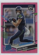 2023 Panini Donruss Optic Rated Rookie Pink Prizm Jake Bobo #288 18ap
