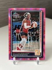 2025 Donruss WNBA Aaliyah Edwards Pink Laser /25 Mystics