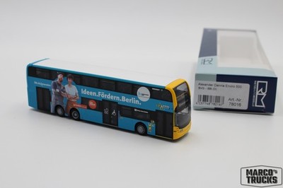 Rietze Alexander Dennis Enviro 500 BVG IBB Förderbank Berlin 78016 1:87 /RIN1891