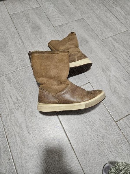 Women Ecco Boots Beige Nubuck 38