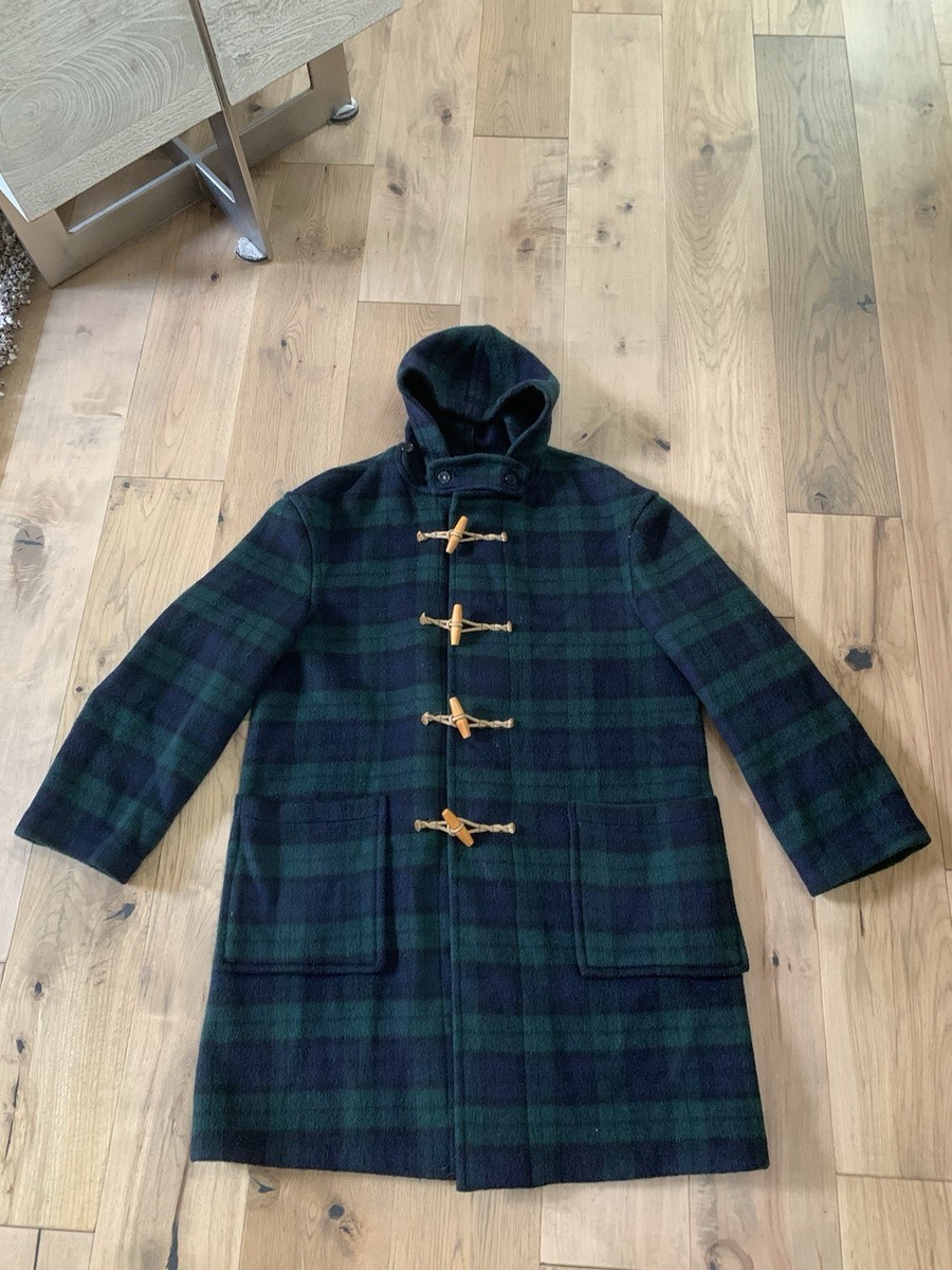 Gloverall Duffle Coat チェック柄 Gloverall The Original Duffle Coat Toggle Hood Long Plaid