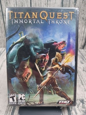 Titan Quest Immortal Throne Expansion Pack (PC, CD-ROM) Brand New / Sealed 