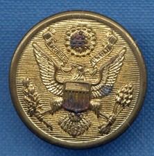 Uniformknopf, USA, Metall, vergoldet, um 1940 !!!