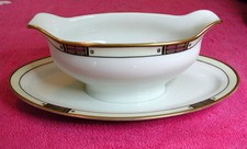 Royal Epiag (Platina) GRAVY BOWL W/ATT PLATE Exc
