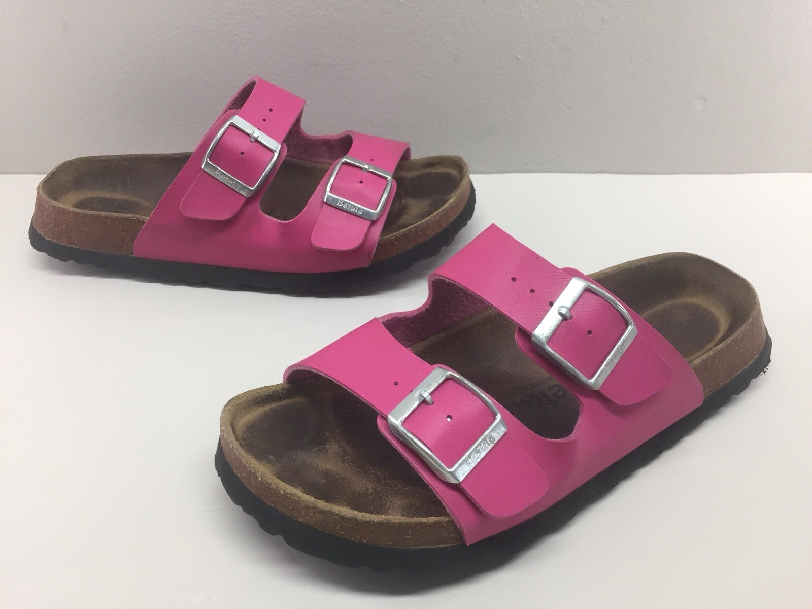 fuschia pink sandals