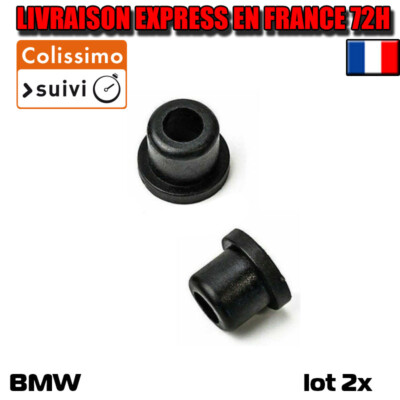 2 Douilles/Clips En Plastique Noir Pour Emblèmes BMW - Référence 51141807495 - 8