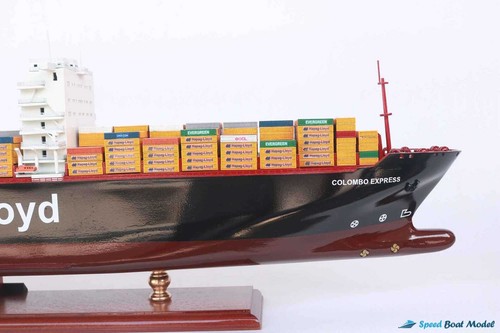 Modelo de barco contenedor Hapag Lloyd Colombo Express - barco en venta - barco de madera - Imagen 7 de 11