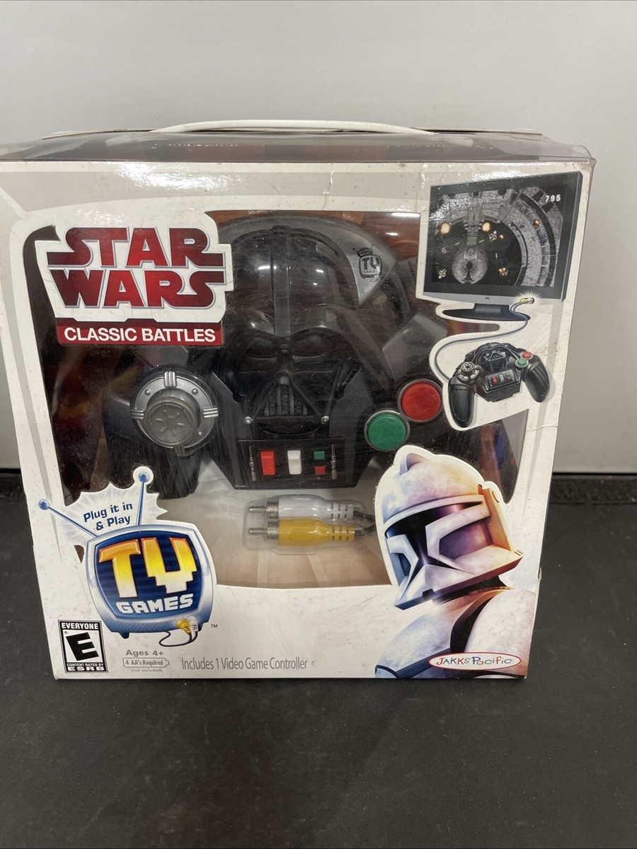 ジャックスパシフィック スターウォーズ　クラシックバトルズ　TVゲーム Jakks Pacific Star Wars Classic Battles Plug and Play TV 5 in 1