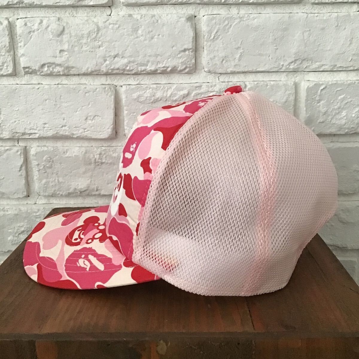 BAPE Nap milo ABC camo pink trucker hat cap A Bathing Ape | eBay
