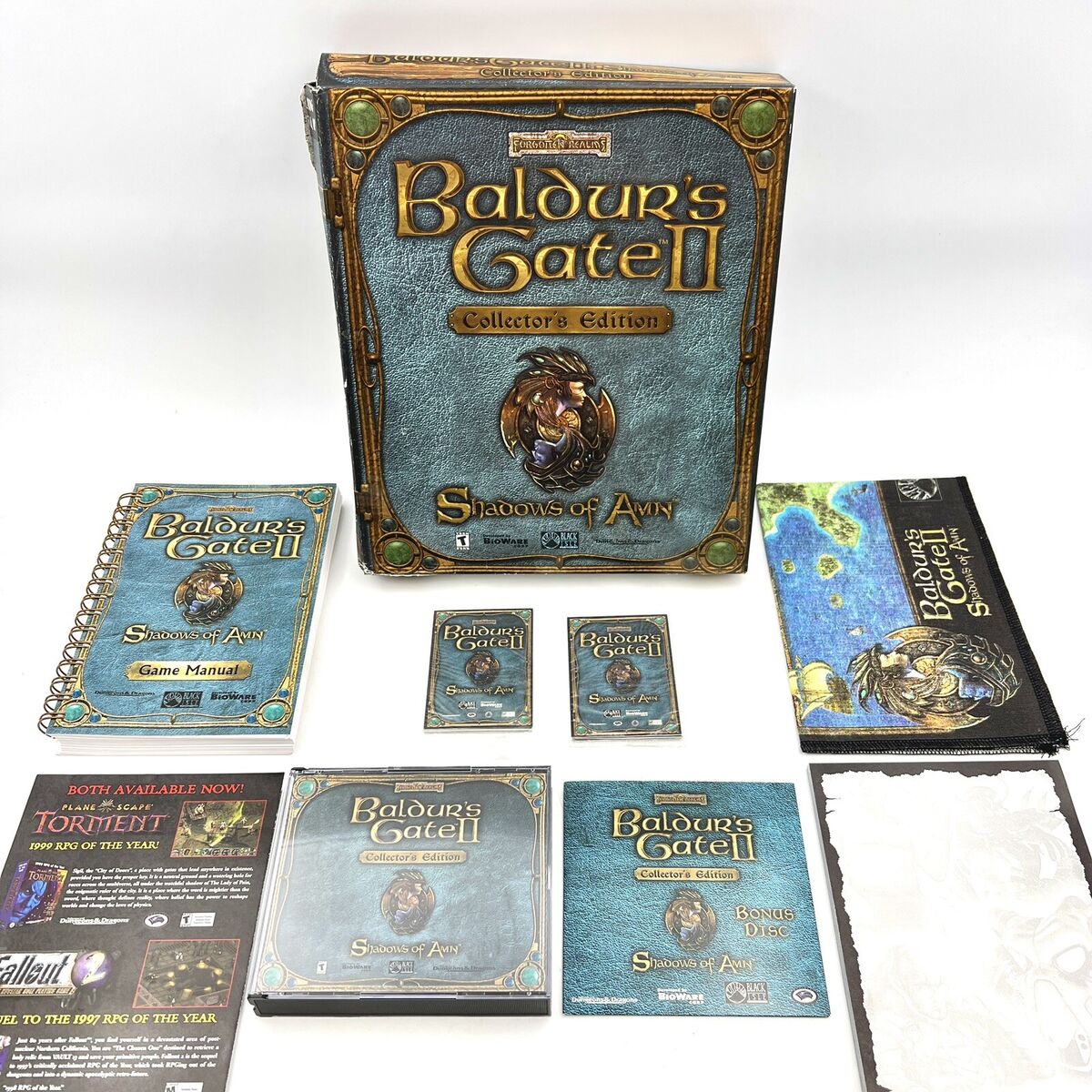 Baldur's Gate II 2 Shadows Amn Collector Edition PC Big Box Baldur's Gate II 2 Shadows Amn Collector Edition PC Big Box