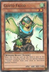 Gusto Falco - HA06-EN043 - Super Rare - 1st Edition x3 - Near Mint