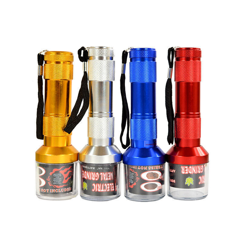 Trituradora de tabaco eléctrica rápida de aluminio 1 pieza hierba especias amoladoras de humo