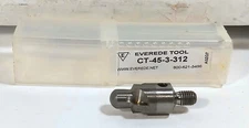 1 NEW EVEREDE CT-45-3-312 CARBIDE THREADED SHANK COUNTERSINK NIB **MAKE OFFER**