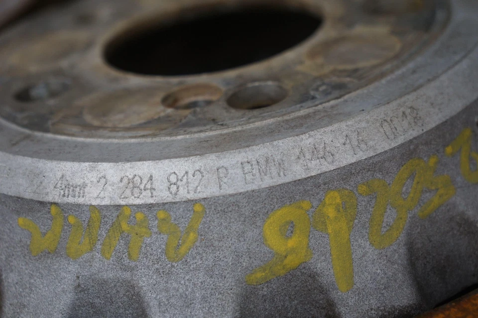 Set 2 Rear Left Right Disc Brake Rotor 34212284811 Bmw M4 Competition F82 15-20 - Image 3 of 4