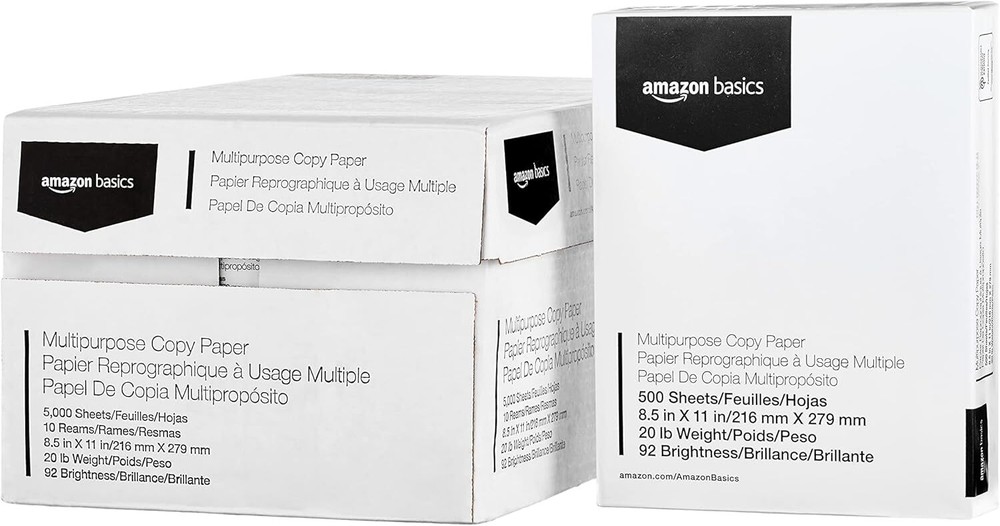 Multipurpose Copy Printer Paper, 8.5
