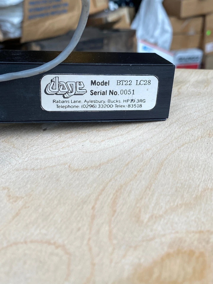 DAGE BT22-LC28 WIRE PULL LOAD CARTRIDGE 100 GRAM BOND - Image 2 of 4