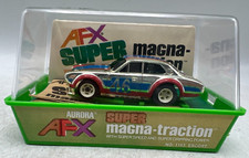 Aurora AFX Ho Slot Car No 1103 Magnatraction Ford Escort Gold Chrome 46 Banded