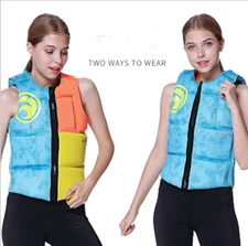 Women's Two Ways To Wear Buoyancy Life Jacket/Vest Boating Floating Rafting Vest