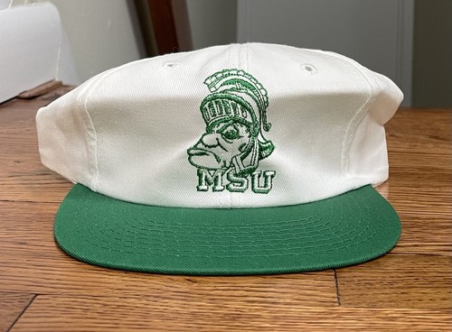 NWOT Men’s Vintage 90s Twins Michigan State University Spartans MSU SnapBack Hat