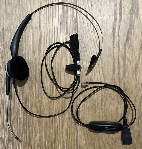 Combo Jabra GN Netcom GN2120 Noise-Canceling Headset + GN1200 Smart Cord - 第 1/12 張圖片
