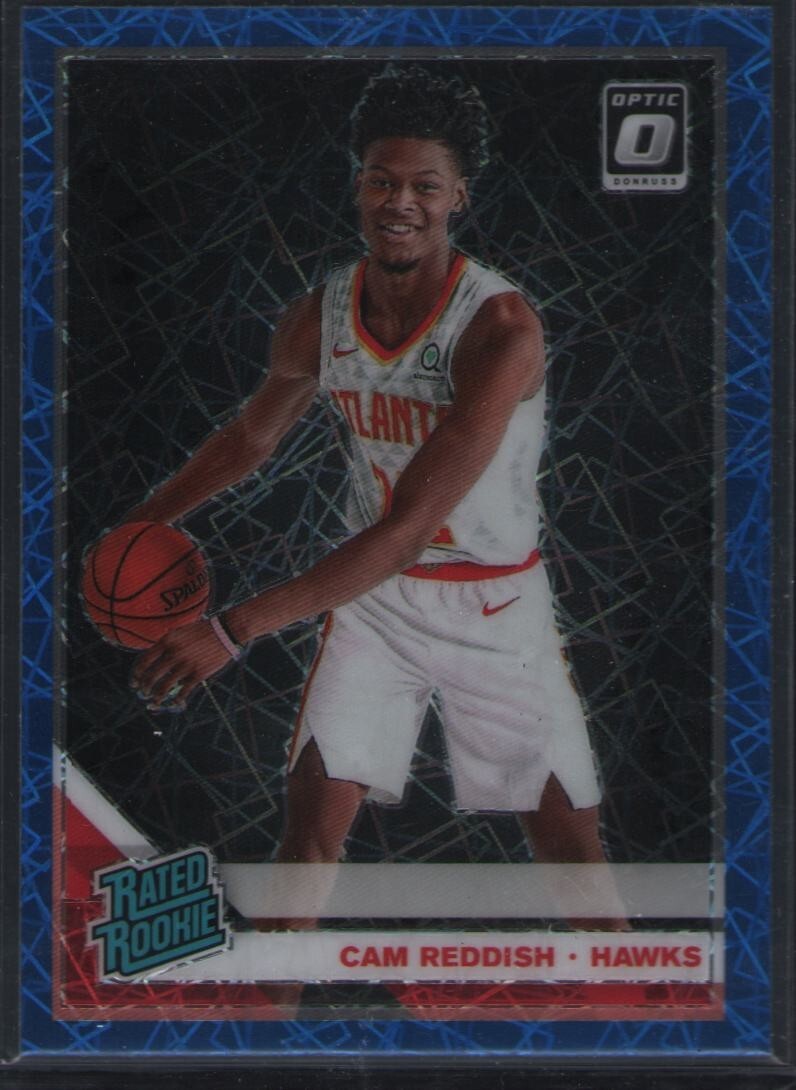 2019-20 Donruss Optic - Rated Rookie Blue Velocity Prizm #170 Cam Reddish (RC)