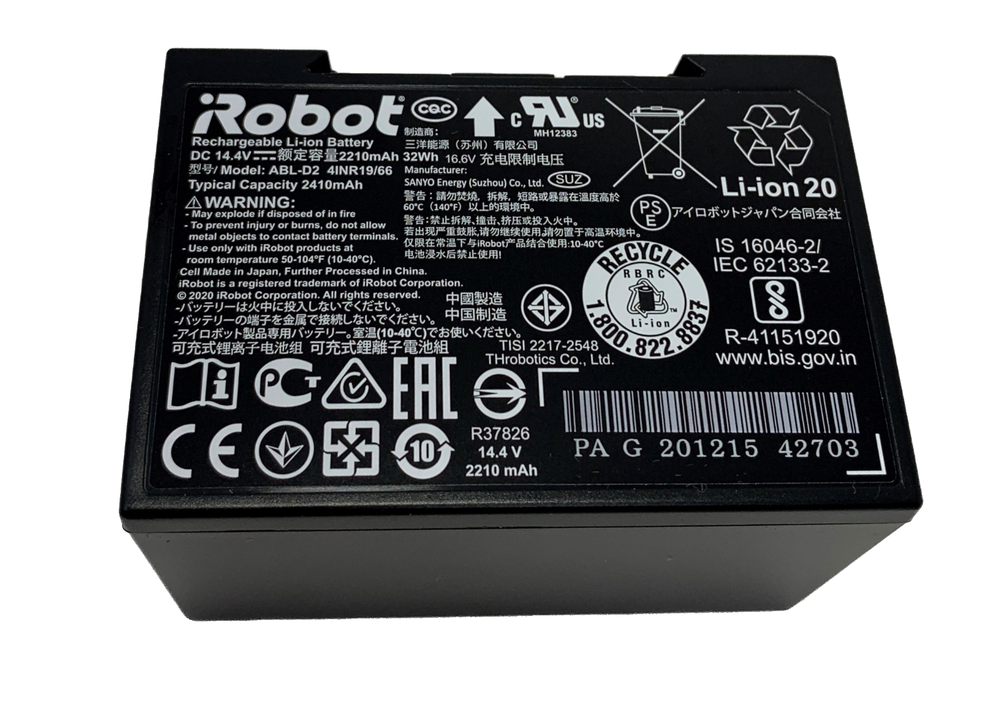 ~ Authentic Roomba J7 High Capacity Lithium Ion Battery i4 i7 ABL-D2 Genuine i8