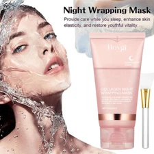 Night Collagen Wrapping Mask Rejuvenation Moisturizing Brightening Korean Face