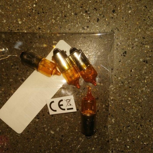 4-Motorcycle motorbike Mini Turn Singal Indicator Bulb 12V 21W Halogen BA9S-Base - Picture 8 of 9