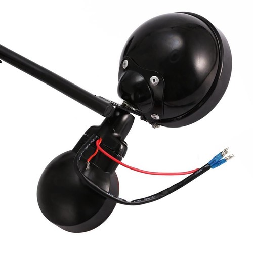 Motorcycle Driving Spot Fog Lights Bar Bracket Turn Signal Set For Harley Honda - Picture 6 of 11