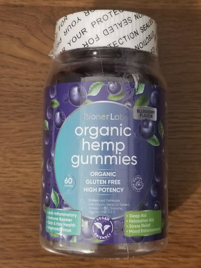 Natural Gummies Calm, Sleep, Stress, Anxiety, Pain, Muscle Relaxation L-Theanine