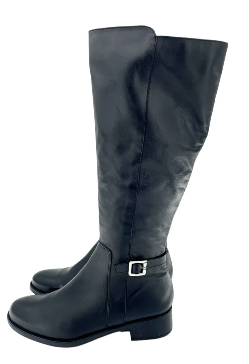 La Canadienne Silvana Waterproof Black Leather Riding Boot SZ 10