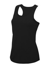 Womens Racer Back Vest Cool Quick Dry Wicking Casual Summer Yoga Gym Running Top