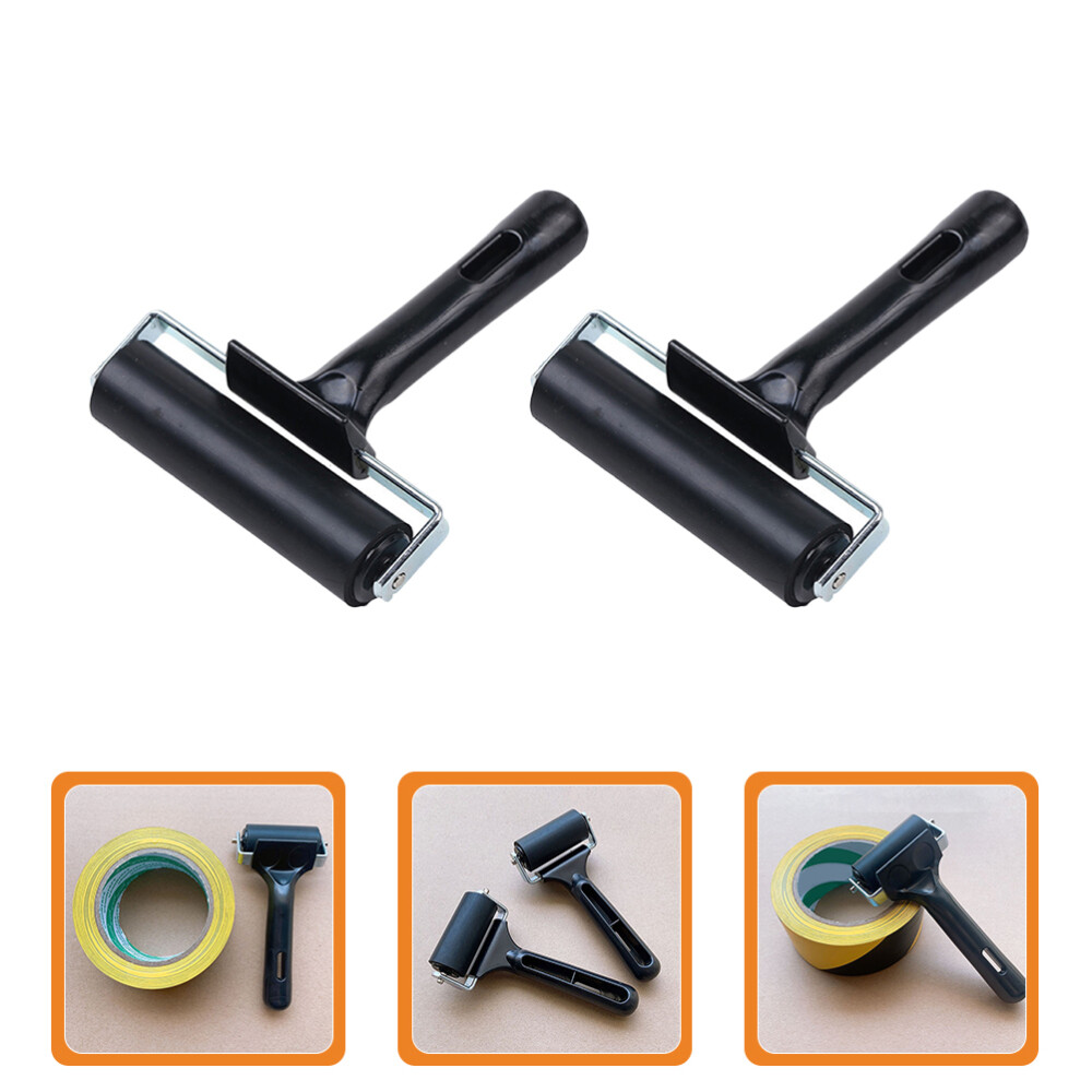 2 Pcs Roller Plastic Brayer Glue Rollers Wallpaper for Printmaking eBay